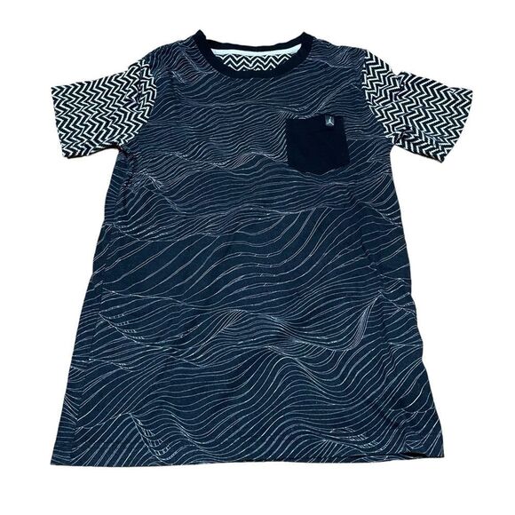 Jordan Grey & Black Patterned Athletic T-Shirt - Picture 1 of 4